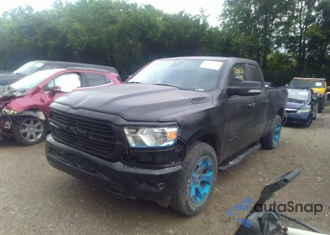 2020 Ram 1500 Big Horn из США, поврежденный, VIN 1C6SRFBT2LN280589